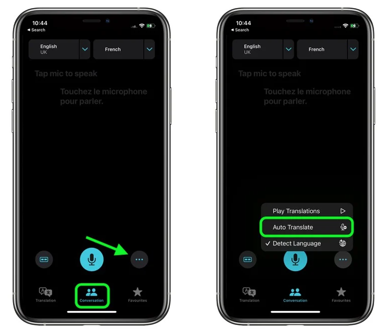 蔡甸苹果手机维修分享iOS 15 “翻译” App 新改进 