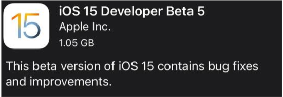 蔡甸苹果手机维修分享如何升级到iOS15.0 beta5 