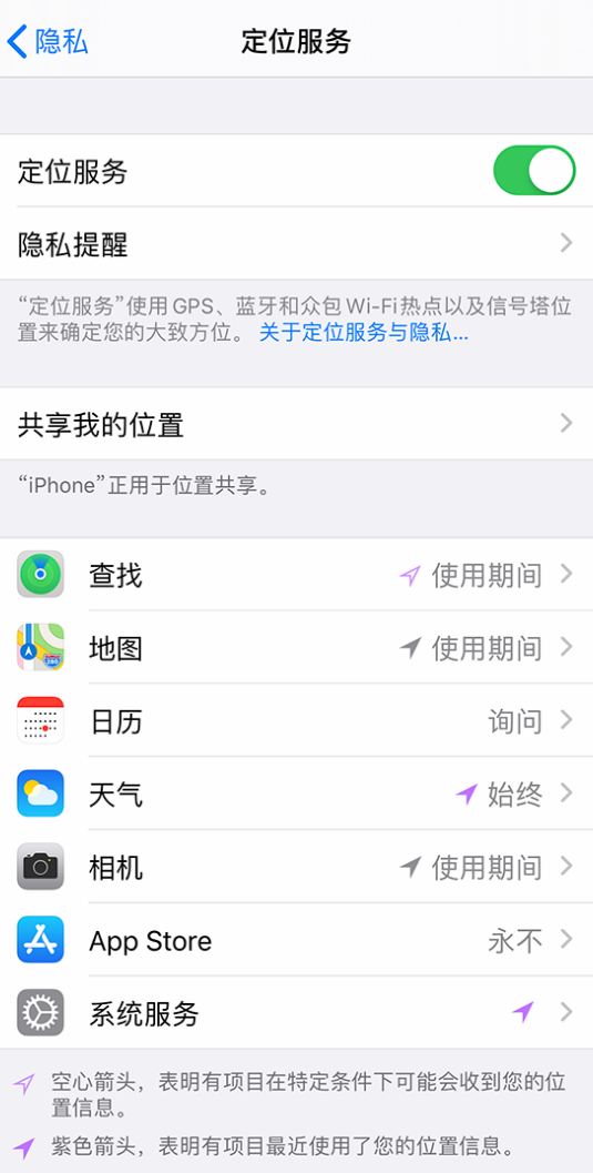 蔡甸苹果手机维修分享iPhone 状态栏中时间显示为蓝色图标是什么情况 